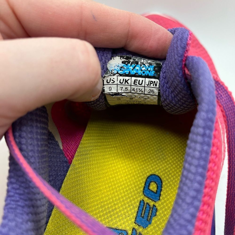 HOKA ONE ONE Hupana Pink Purple Women’s 9 Running Sneakers - Picture 8 of 8